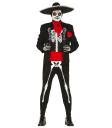 Fato de esqueleto Mariachi para menino
