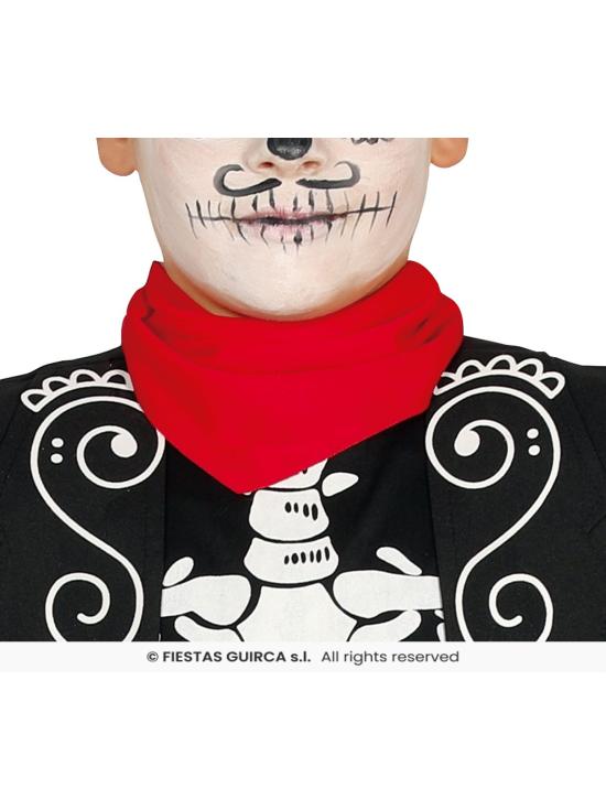 Fato de mariachi esqueleto para criança, tamanhos infantis