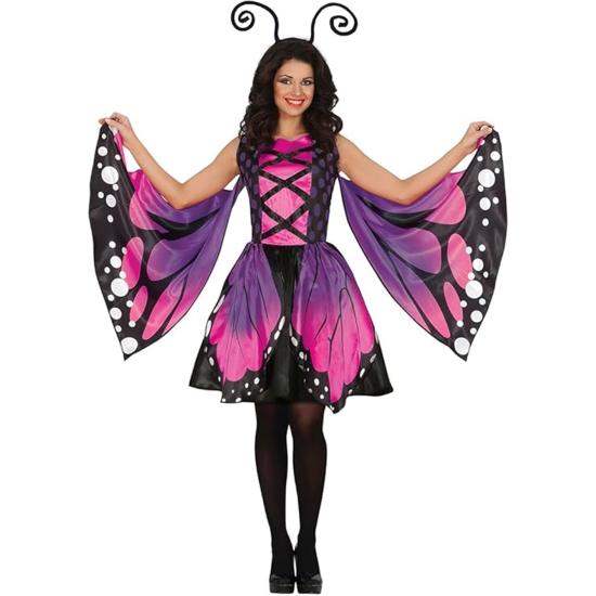 Fantasia feminina de borboleta maravilhosa
