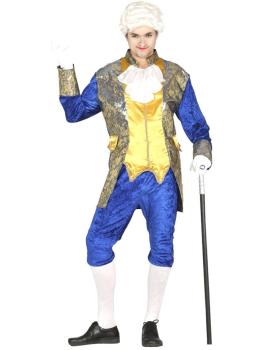 Fato de marquês azul masculino
