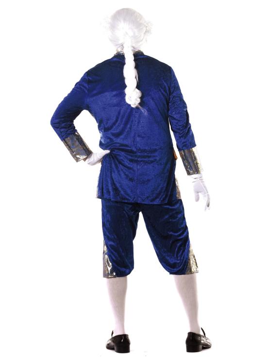 Fato de marquês azul masculino