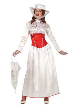 Fato de Mary Poppins comprido para mulher