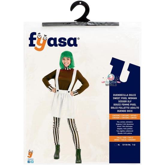 Fantasia de Oompa Loompa para Mulheres