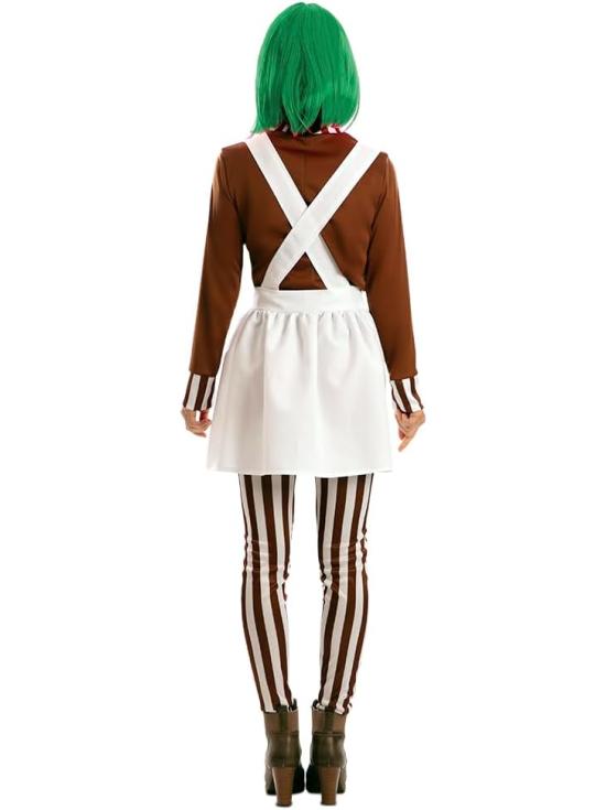 Fantasia de Oompa Loompa para Mulheres