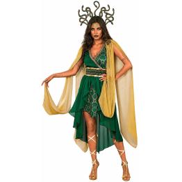 Fantasia de Medusa Grega para Adultos
