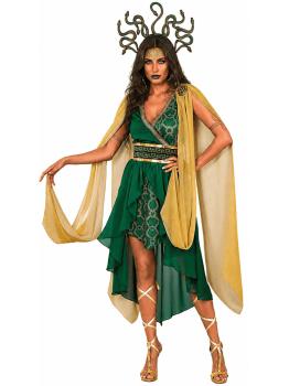 Fantasia de Medusa Grega para Adultos