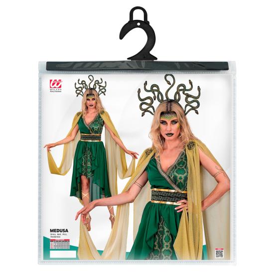 Fantasia de Medusa Grega para Adultos