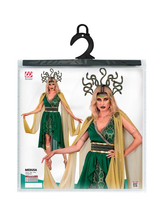 Fantasia de Medusa Grega para Adultos