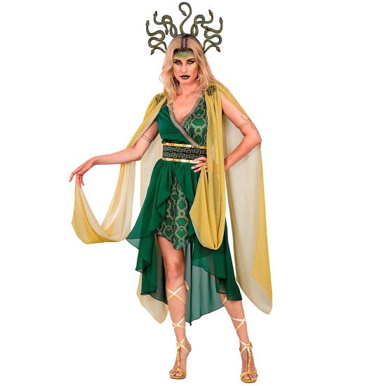 Fantasia de Medusa Grega para Adultos