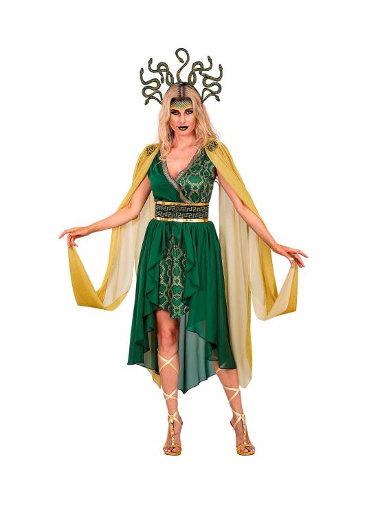 Fantasia de Medusa Grega para Adultos
