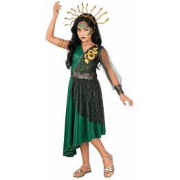Fantasia de Medusa Grega para Meninas