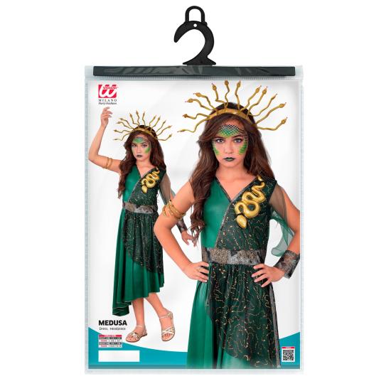 Fantasia de Medusa Grega para Meninas