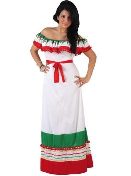 Fato de Mexicana alegre para adulto
