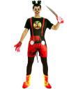 Fantasia de zumbi do Mickey Mouse para homens tamanho ML