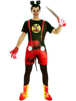 Fantasia de zumbi do Mickey Mouse para homens tamanho ML