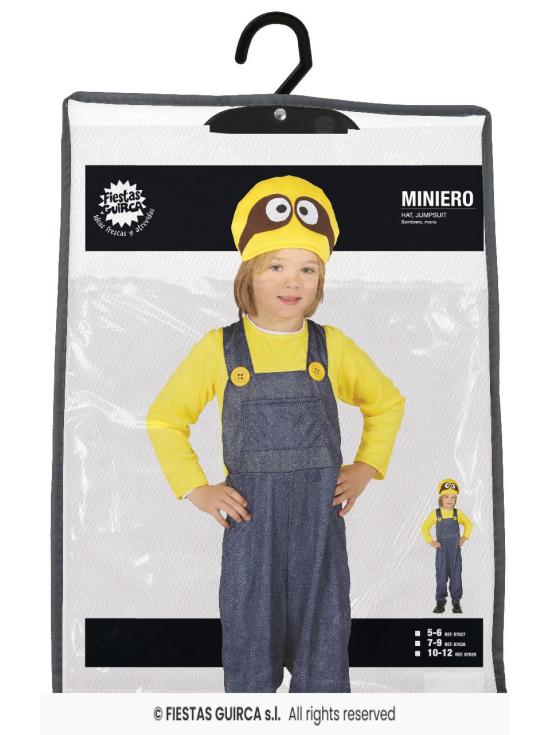 Fantasia infantil de Minion Meu Malvado Favorito