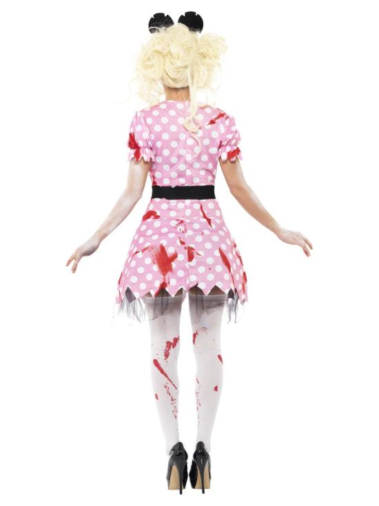 Fato de zumbi Minnie para menina