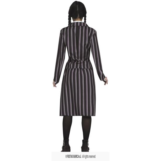 Fato de uniforme escolar Wednesday Addams para menina
