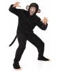 Fantasia de Macaco para Adulto Masculino – Macacão Preto com Capuz e Rabo
