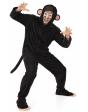Fantasia de Macaco para Adulto Masculino – Macacão Preto com Capuz e Rabo