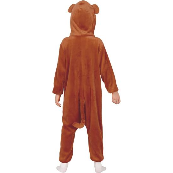 Pijama fantasia de macaco para crianças de 5 a 6 anos.