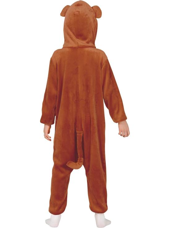 Pijama fantasia de macaco para crianças de 5 a 6 anos.