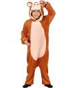 Pijama fantasia de macaco para crianças de 5 a 6 anos.