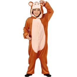 Pijama fantasia de macaco para crianças de 5 a 6 anos.
