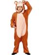 Pijama fantasia de macaco para crianças de 5 a 6 anos.