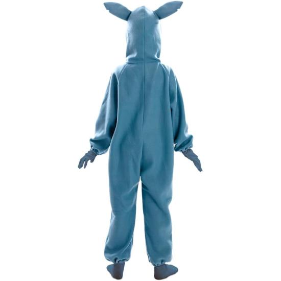 Fantasia de Monstro Costura Azul para Crianças