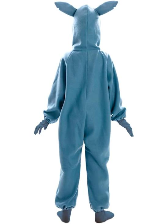 Fantasia de Monstro Costura Azul para Crianças