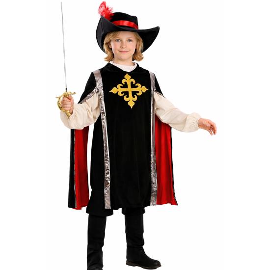 Fantasia de mosqueteiro para meninos