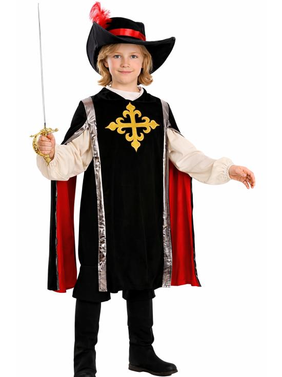 Fantasia de mosqueteiro para meninos