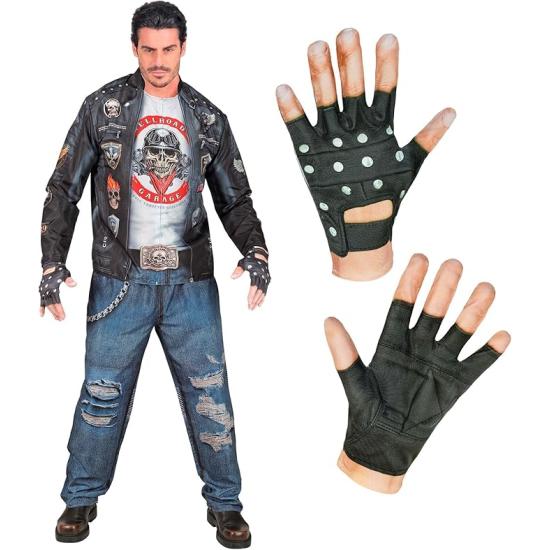 Fantasia de motociclista para homens