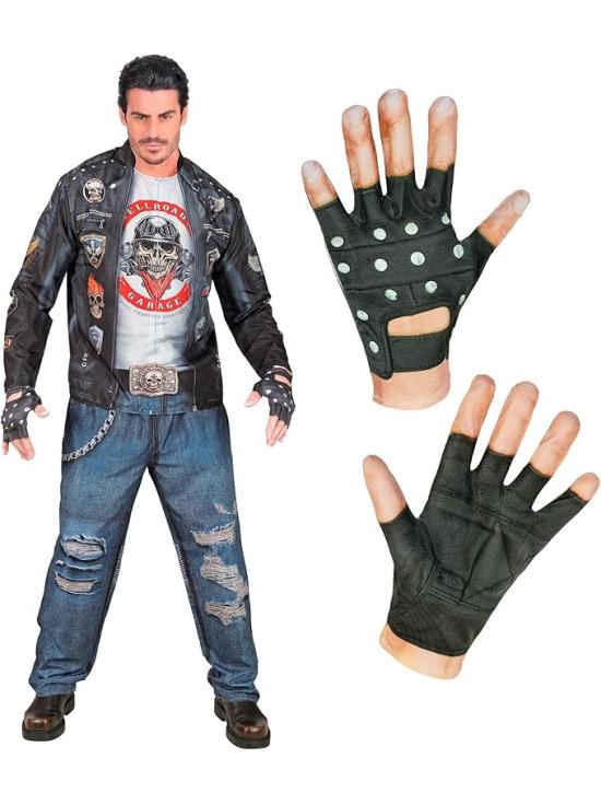 Fantasia de motociclista para homens