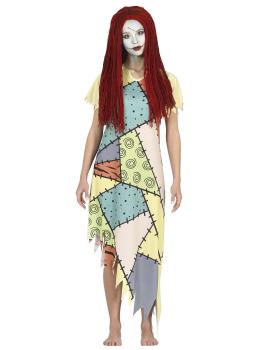 Fato de boneca Sally Nightmare Before Christmas para mulher