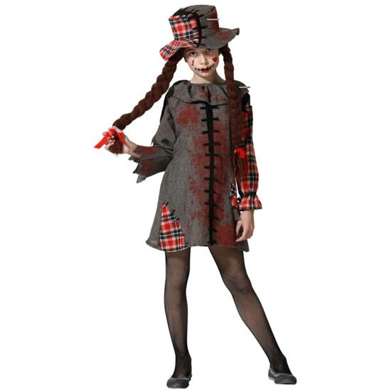 Fantasia de boneca vodu para menina