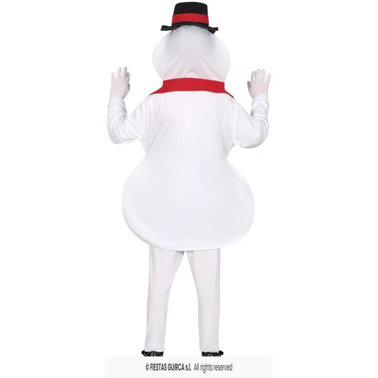 Fantasia de boneco de neve para crianças