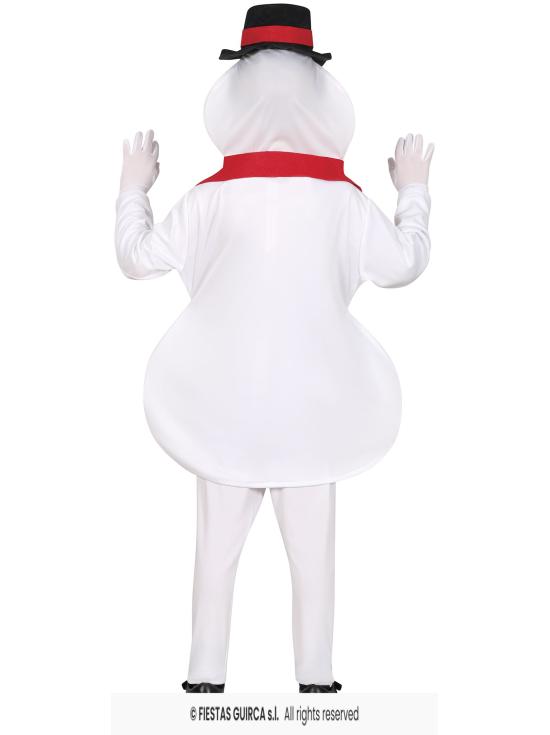 Fantasia de boneco de neve para crianças