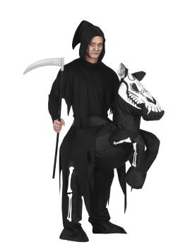 Traje de morte de cavalo inflável adulto