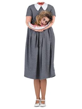 Fantasia de Mulher Sem Cabeça para o Halloween