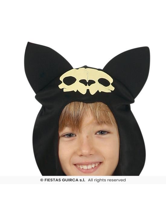 Fato de morcego esqueleto para menino