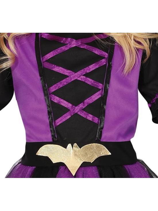 Fantasia de Morcego Lilás para Meninas - Fantasia de Morcego com Tiara de Morcego, Vestido de Tutu e Asas - Fantasias de Halloween para Meninas