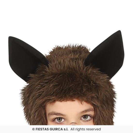 Fato de morcego peludo infantil Fato de morcego peludo infantil