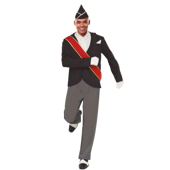 Fantasia adulta preta de caixão Fantasia adulta preta de caixão