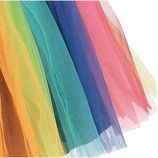 Fantasia de menina arco-íris