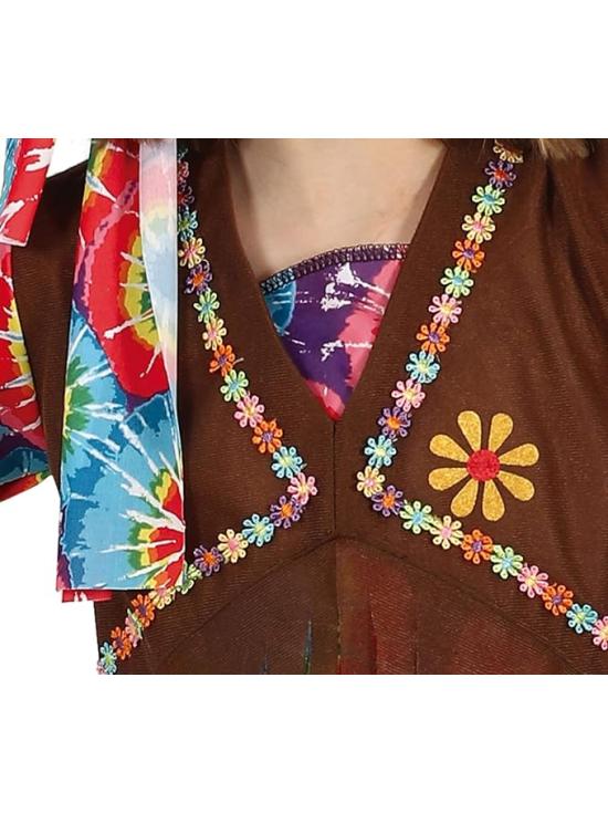 Fantasia de menina hippie feliz **