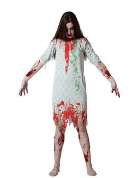 Fantasia de menina possuída por exorcista feminino