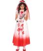 Fantasia de Noiva Sangrenta para Crianças com Véu e Vestido
