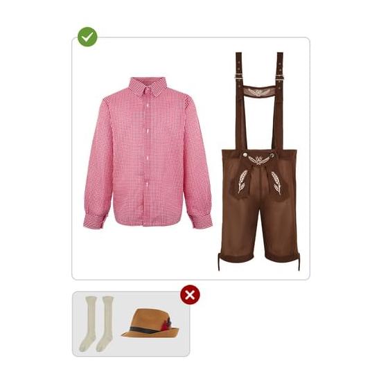 Disfraz de Oktoberfest deluxe para hombre Disfraz de Oktoberfest deluxe para hombre